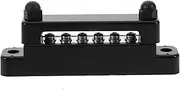 1 Ground Distribution Block Terminal for Automotive Wiring Sturdy Plated Construction Versatile Compatibility for Vehicle Electrical Systems