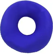 Donut Cushion Inflatable Ring Cushion, Hemorrhoid Seat Pillow, Round Wheelchairs Seat Cushion, Donut Pillow Cushion for Home, Car or Office (Blue)