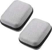 2Pcs Portable Cable Organizer Bag Microphone Charger Storage Case Compact Digital Product Organizer for Electronics for Travel and Outdoor Use