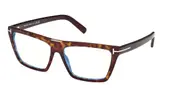 Tom Ford FT5912-B Blue-Light Block 052 Women’s Glasses Tortoiseshell Size 57 - Private Health Rebate - Blue Light Block Available