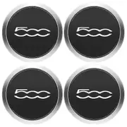 4pcs 133mm Hubcap for Fiat 500 Wheels Centre Hub Caps Set 68078419AC 68078421AC Dust Cover Sliver 51