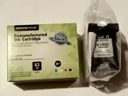63XL F6U64AN Black Ink Cartridge - HP ENVY 4520 Deskjet 2131 2133 2134 3633 -