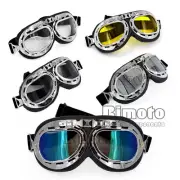 Aviator Pilot Cruiser Goggles Eyewear Motorcycle Bicycle Scooter UV For Helmet