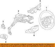 FORD OEM 15-19 Transit-150 Steering Wheel Trim-Steering Wheel CK4Z3600FA (for: Ford)