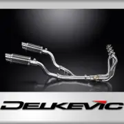 Kawasaki Ninja 1000 11-20 Z1000 10-16 Full Exhaust 4-2 8" Round Carbon Mufflers