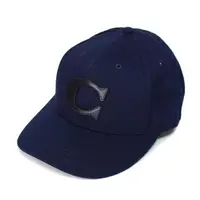 在飛比找momo購物網優惠-【COACH】C LOGO素面棒球帽-深藍