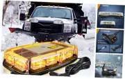 12 Inch Roof Top Strobe Lights 48LED Hazard Light Emergency Safety Warning