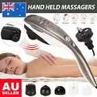 Electric Hand held Massager Full Body Massage Heat Neck Back Shoulder Leg AU