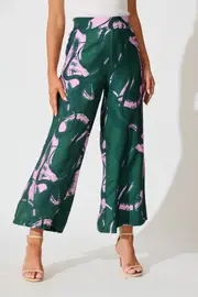 Ellery Pant in Green Multi Print 8