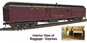 SOO LINE "HEAVYWEIGHT" BAGGAGE REA EXPRESS - HO Scale -w/INTERIOR NEW RTR OOP