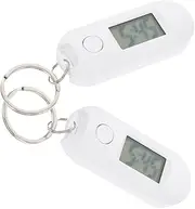2pcs Student Keychain Form Digital Watch Pocket Watch Watches for Clip on Watch Hanging Paramedic Watch Doctor Brooch Fob Watch Keychain Digital Watch Students Key Chains Happyyami
