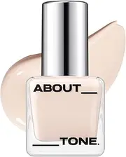 ABOUT TONE Skin Layer Fit Foundation 5 Colors - Ultra Adherence Liquid Foundation Super Comfort Fit 24 Hours Long-Lasting Lightweight Semi-matte Vegan Korean Face Makeup (21 COOL LIGHT, 30ml)