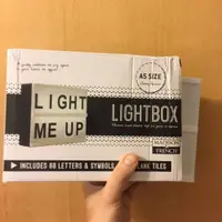 在飛比找旋轉拍賣優惠-(全新品含運)LIGHTBOX A5字母燈箱