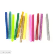 20x Bulk GLITTER Hot Melt Glue Adhesive Sticks Glue Gun Craft Tool Heat 7mm*10cm