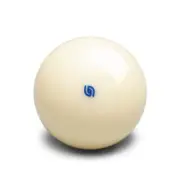aramith premium pool cue ball 2 1/4 with blue logo