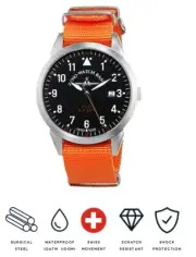 Zeno Watch Basel Pilot Aviator "Fliegeruhr" Black Swiss Made Men's Vintage Line