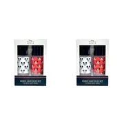 2PK Disney Mickey & Minnie Mouse 100ml Bath Body Mist Duo Set Peach Scented