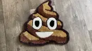 Happy Poo Emoji Area Rug