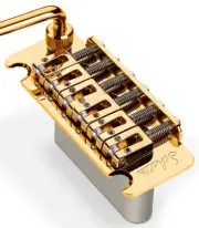 Schaller Germany Vintage Tremolo with Roller Saddles for Fender Strat, GOLD