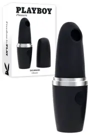 Playboy Excursion 5.6" Clitoral Suction Lipstick Vibrator