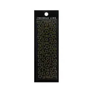 Butterfly Heart Gold Stamping PVC Material Stickers Scrapbooking Creative DIY Deco Stationery Stickers