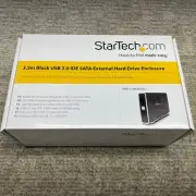StarTech InfoSafe UNI3510U2 3.5" USB 2.0 IDE/SATA Drive Enclosure - New-in-Box