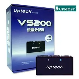 【MR3C】含稅有發票 UPMOST登昌恆 Uptech VS200 2埠螢幕分配器(D-sub)