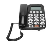 Desk Telephone Caller ID Large Buttons Tilt Display Corded Landline for Home Office Hotel Rooms