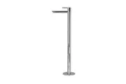 VALE Molla Floor Standing Bath Mixer with Swivel Spout - Luxury Chrome