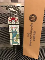 DOGFISH HEAD BREWING ~ RARE ~ 2012 UBER Tara McPherson PUZZLE Beer Tap Handle