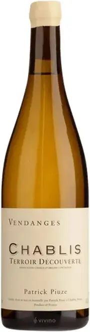 Patrick Piuze Terroir Decouverte Chablis 2022 750ml