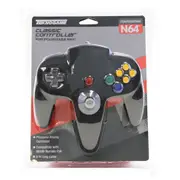 Nintendo 64 Controller BLACK New Teknogame N64 Gamepad Control Pad