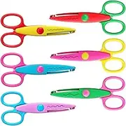 6Pcs Craft Scissors Decorative Edge, Craft Scissors, Zig Zag Scissors, Decorative Scissors, Scrapbooking Scissors, Fancy Scissors, Scissors for Crafting, Pattern Scissors, Design Scissors