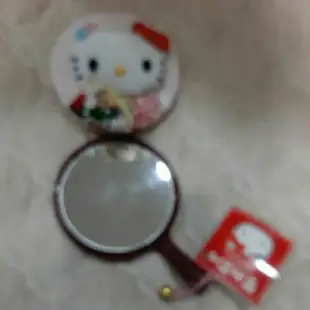 日本hello kitty葉朗彩彩鈴鐺手拿鏡