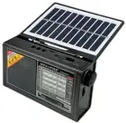 Solar-Powered All-In-1 AM FM SW Radio MP3 Player Bluetooth Speaker Flashlight