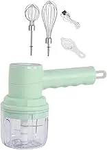 iplusmile Compact Electric Meat Grinder Garlic Crusher Garlic Puree Maker Kitchen Eggbeater for Home Use