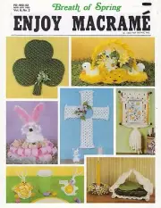 Enjoy Macrame March/April 1982 Vol. 6 No. 2 Newsletter Shamrock, Cross Patterns