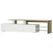 TV Cabinet Entertainment TV Unit Stand Furniture With Drawers 180cm Wood