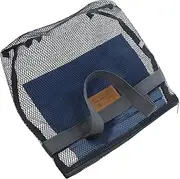 [HONMEET] Beach Bag for Women Mesh Tote Bag Zipper Large Beach Bags for Travel Toiletries Lightweight Sturdy