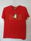 NWT HUGO BOSS SPAIN FLAG WORLD CUP 2014 SOCCER FOOTBALL MEN'S T-SHIRT COTTON