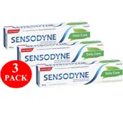 3 x Sensodyne Daily Care Fluoride Toothpaste 100g