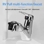 Pull out Water-Saving Faucet Shower Head and Hose Kit for RV Trailers, Hand-Held