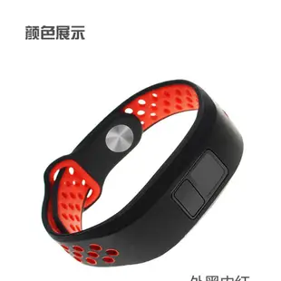 適於佳明Garmin Vivofit3運動錶帶 腕帶 Vivofit JR/JR2矽膠雙色壓扣款 多色運動錶帶