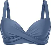 [Aqua Eve] Women Underwire Bikini Top - Push Up Swim Top Only Bra Padded Swimsuit Tops 2025 Bathing Suit Tops