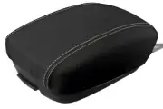 Console Lid Pull Over Cover Leather for Kia Borrego 2009-2011 Beige Stitch