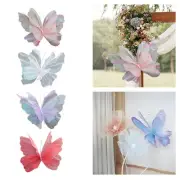 Artificial Butterfly Giant Gauze,Fake Butterfly Supplies,50cm,Mesh Mariage Decor