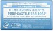 DR. BRONNER'S Pure-Castile Bar Soap (Hemp All-One) Unscented (Baby) 140g