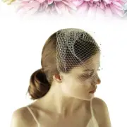 Brides Short Veils Lace Wedding Bridal Veil Hen Party Bridal Veil Tea Party Veil