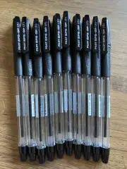 Pilot BPS-GP-F Grip 0.7mm Fine Point Ballpoint Pen,BLACK INK( 10 PENS )BRAND NEW