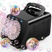 Portable Bubble Machine Automatic Bubble Blower w/ 20000+ Bubbles for Kids Party